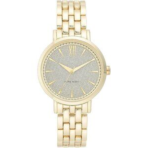 Women Gold Nine West Women's Bracelet Watch